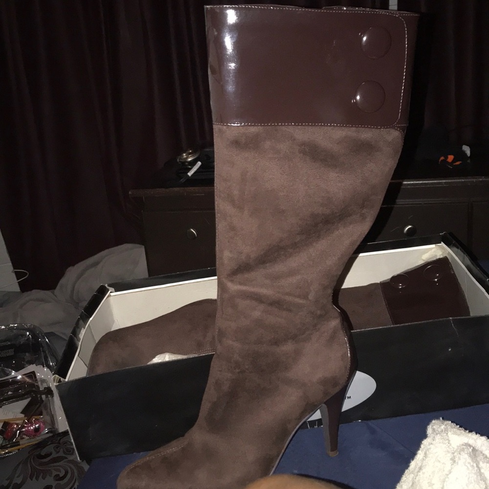 Brown Wade Heeled Boots